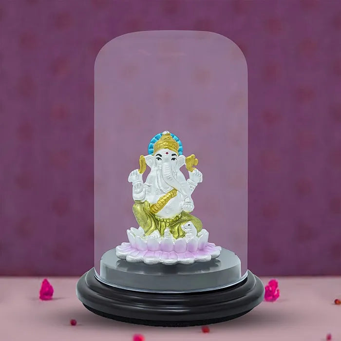 999 Silver Vighnaharta Divine Aura Idol - Touch925