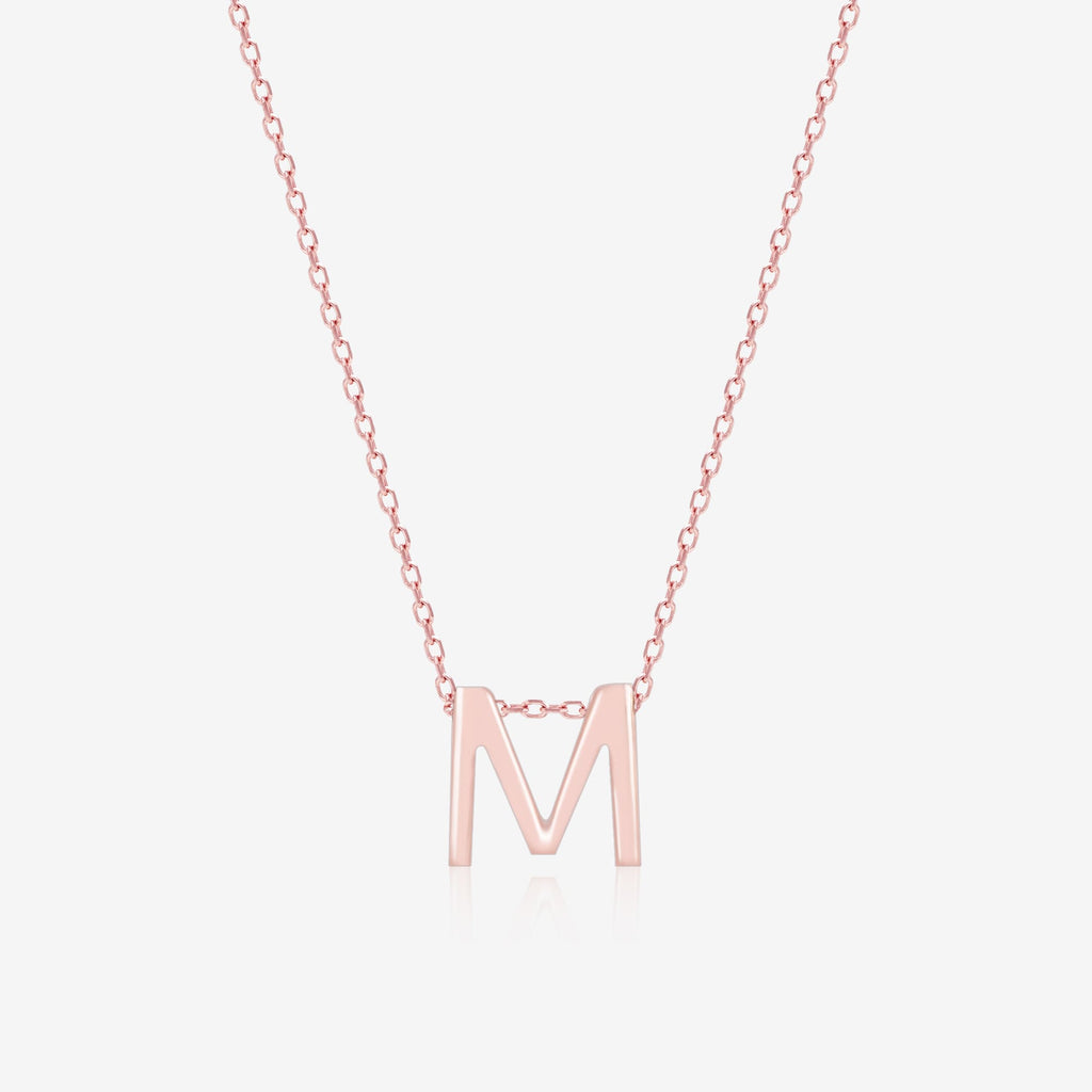 Majestic M Initial Necklace