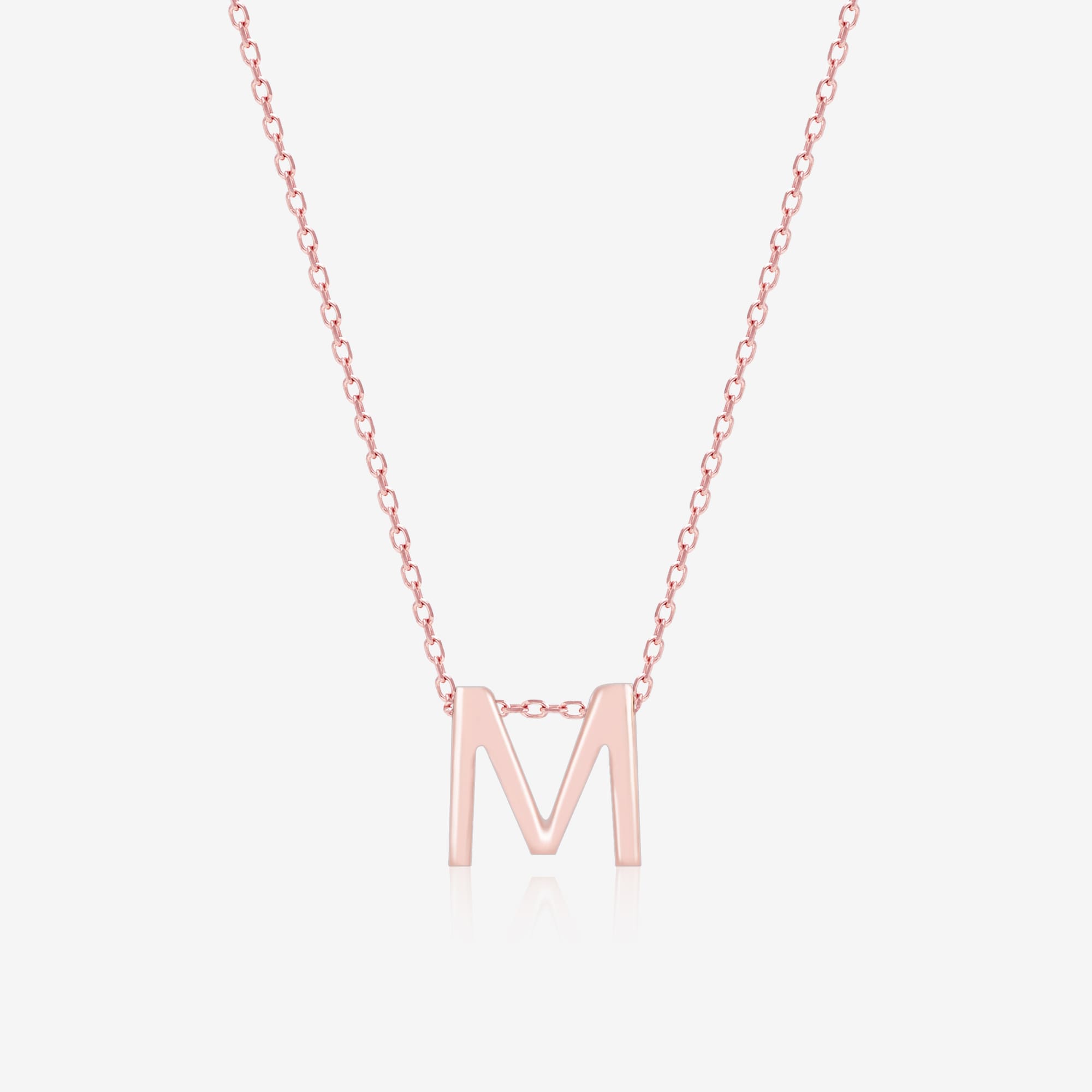 Majestic M Initial Necklace