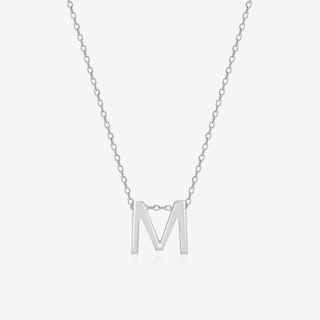 Majestic M Initial Necklace