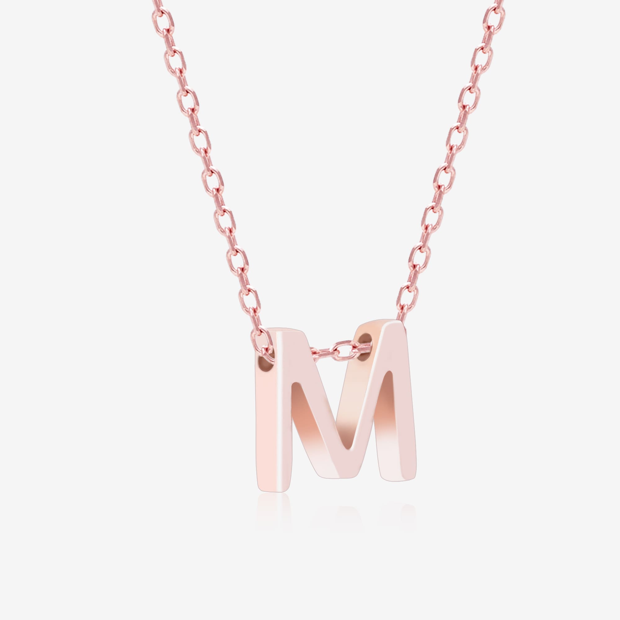 Majestic M Initial Necklace