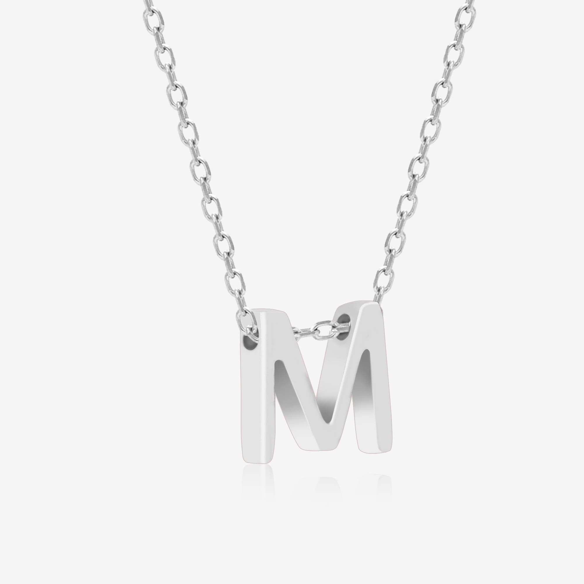 Majestic M Initial Necklace