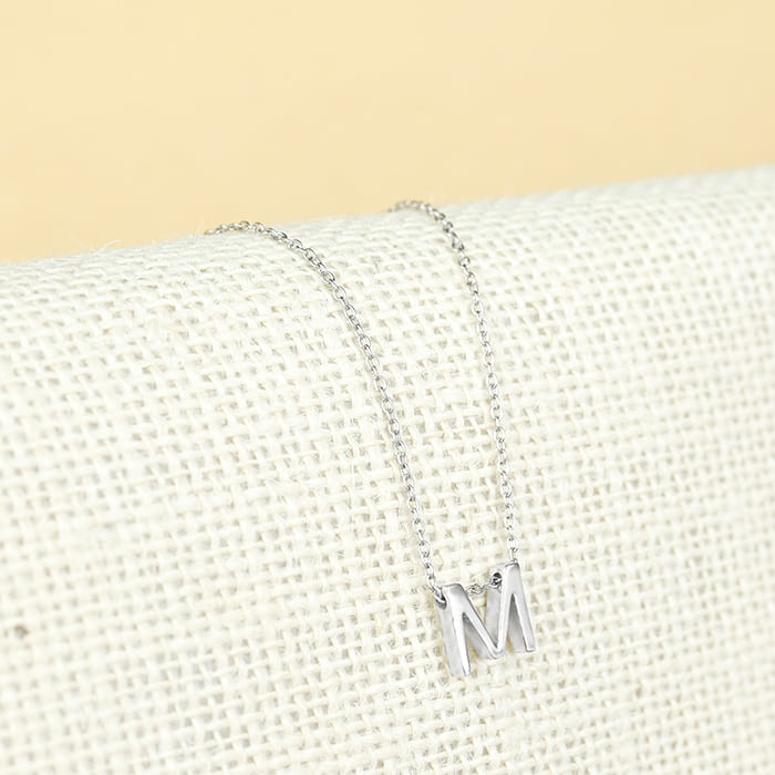 Majestic M Initial Necklace