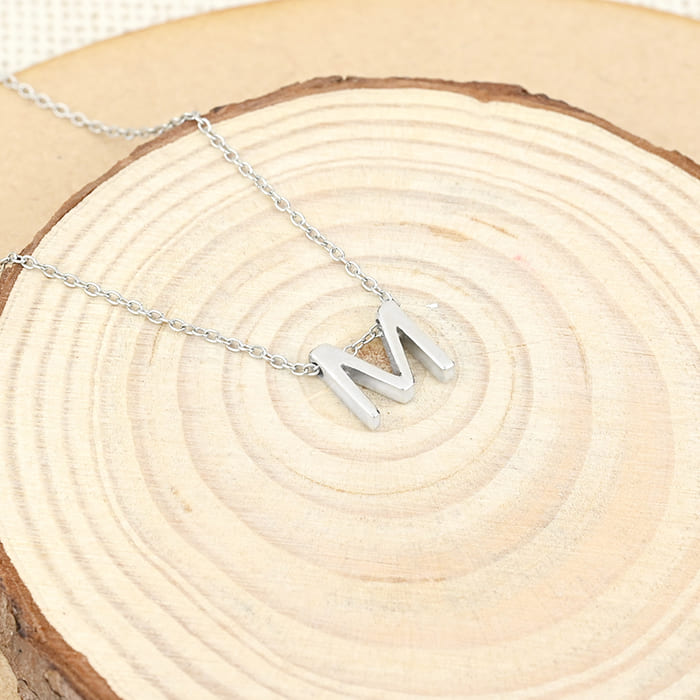 Majestic M Initial Necklace