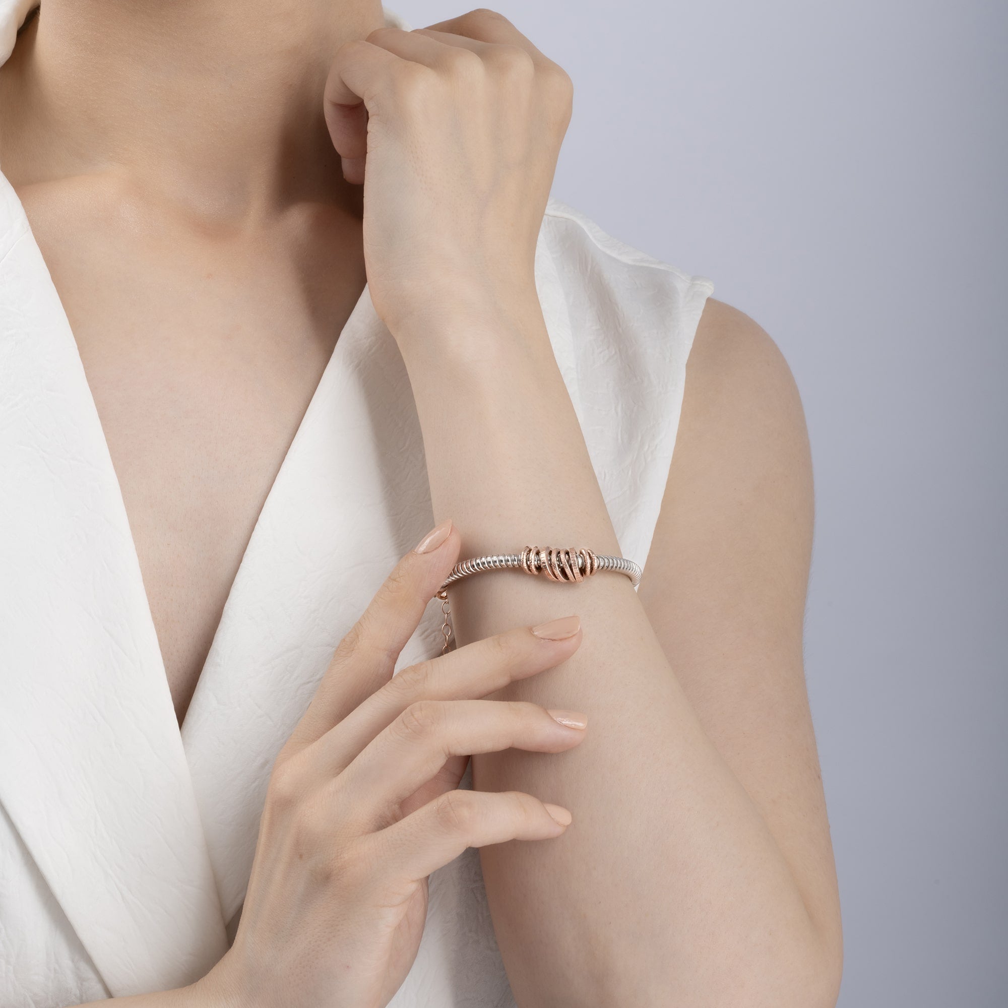 Twisted Charm Bracelet