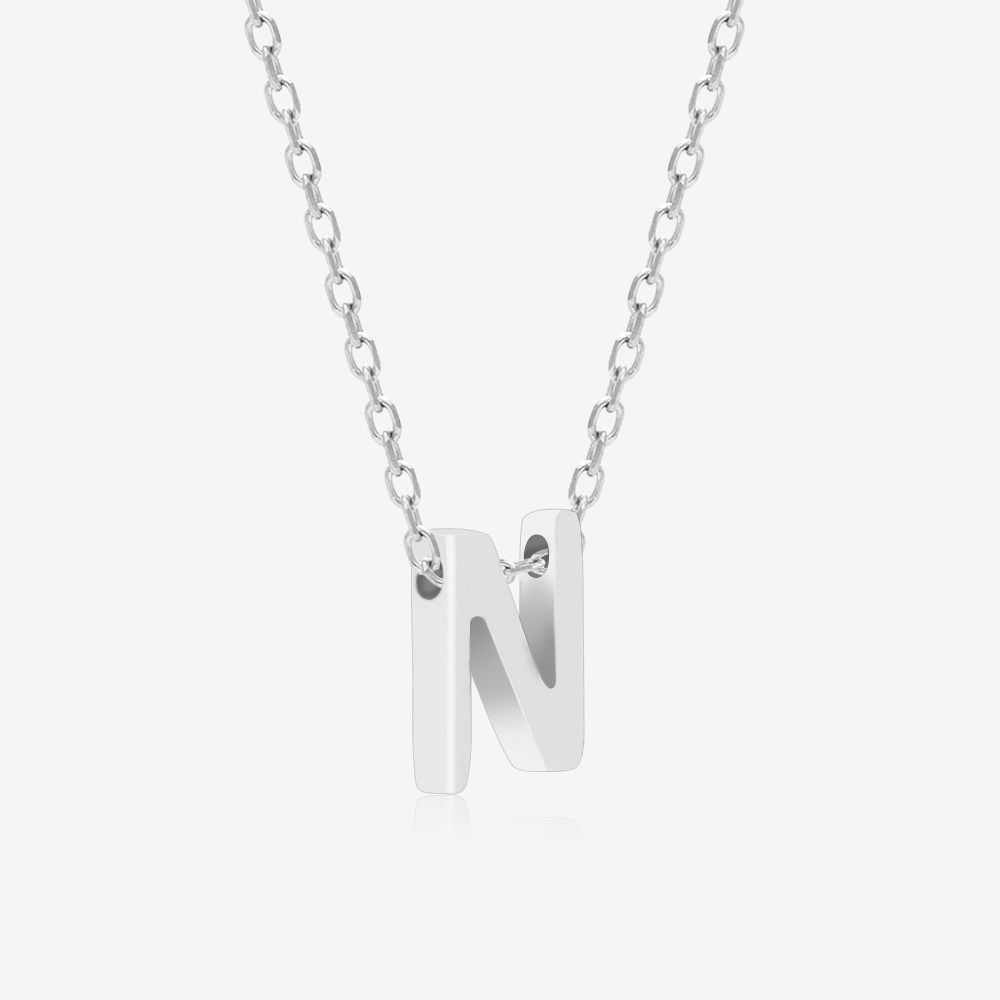 Noble N Initial Necklace