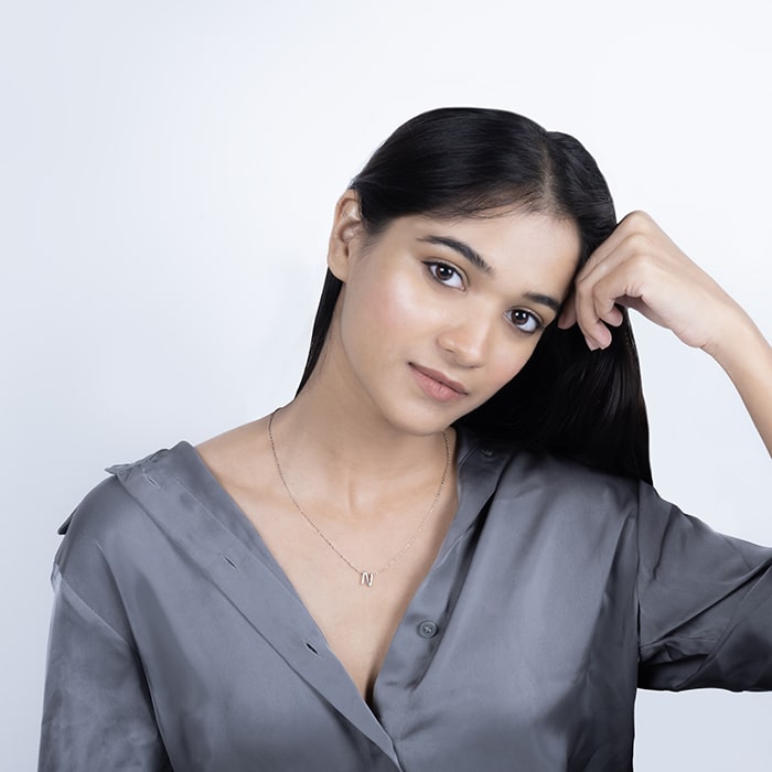 Noble N Initial Necklace