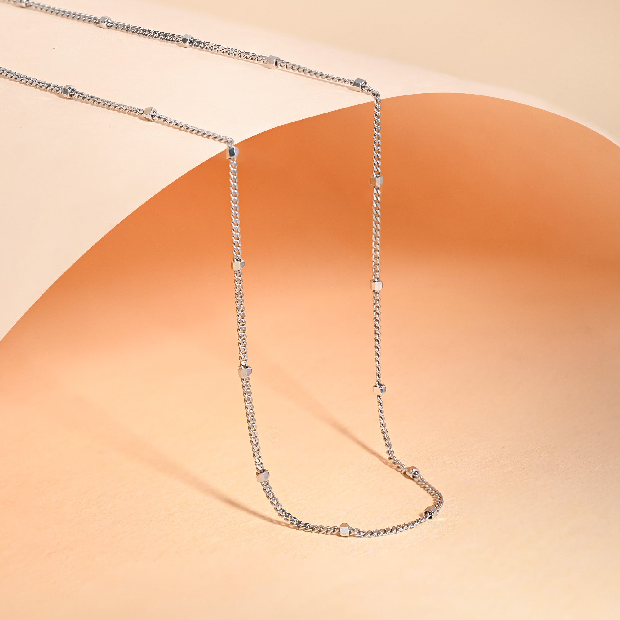 women silver chain