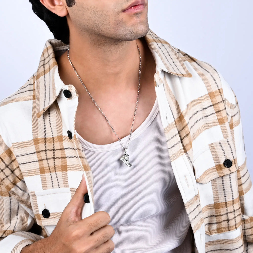 Sporty Soles: Jordan Silver Chain Pendant