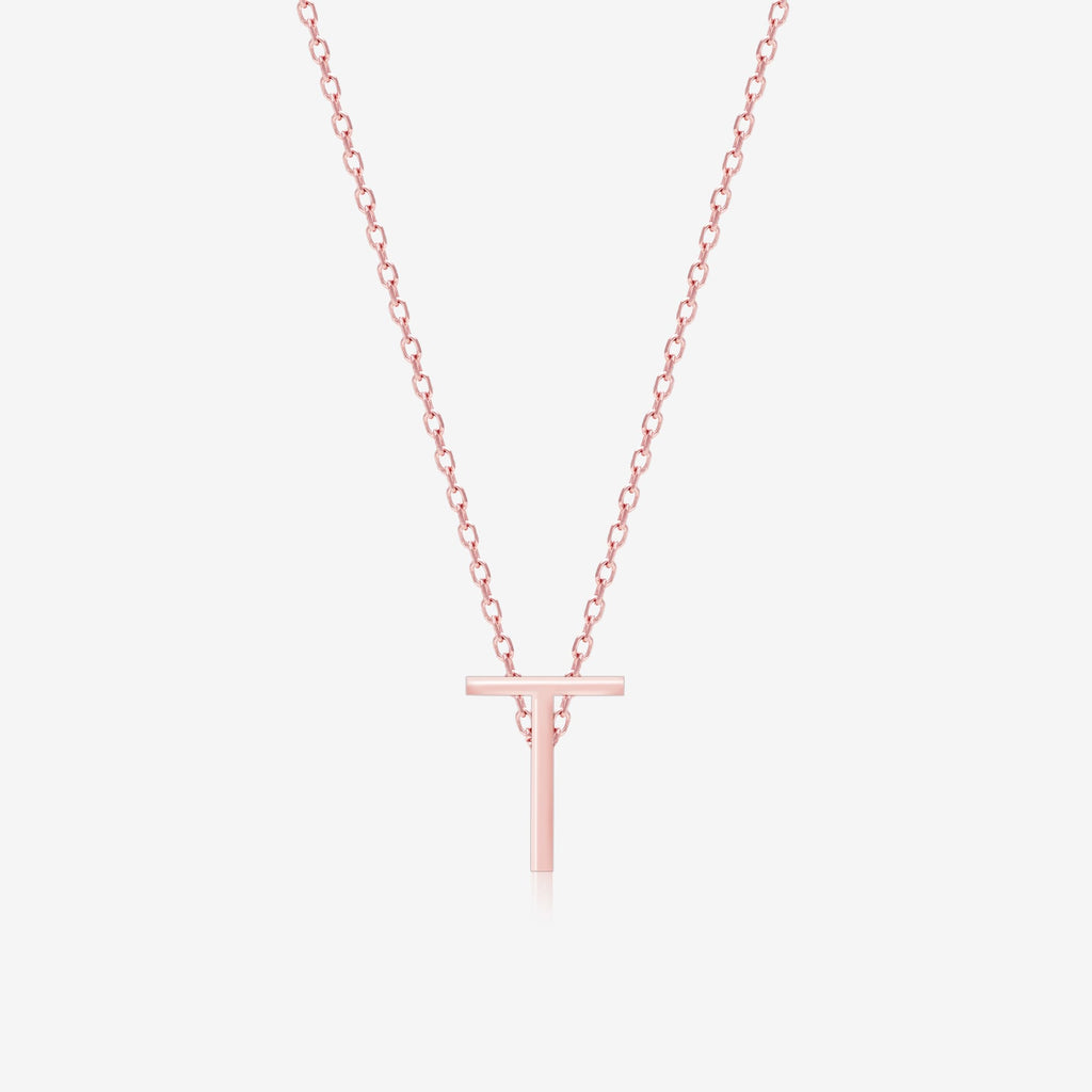 Timeless T Initial Necklace