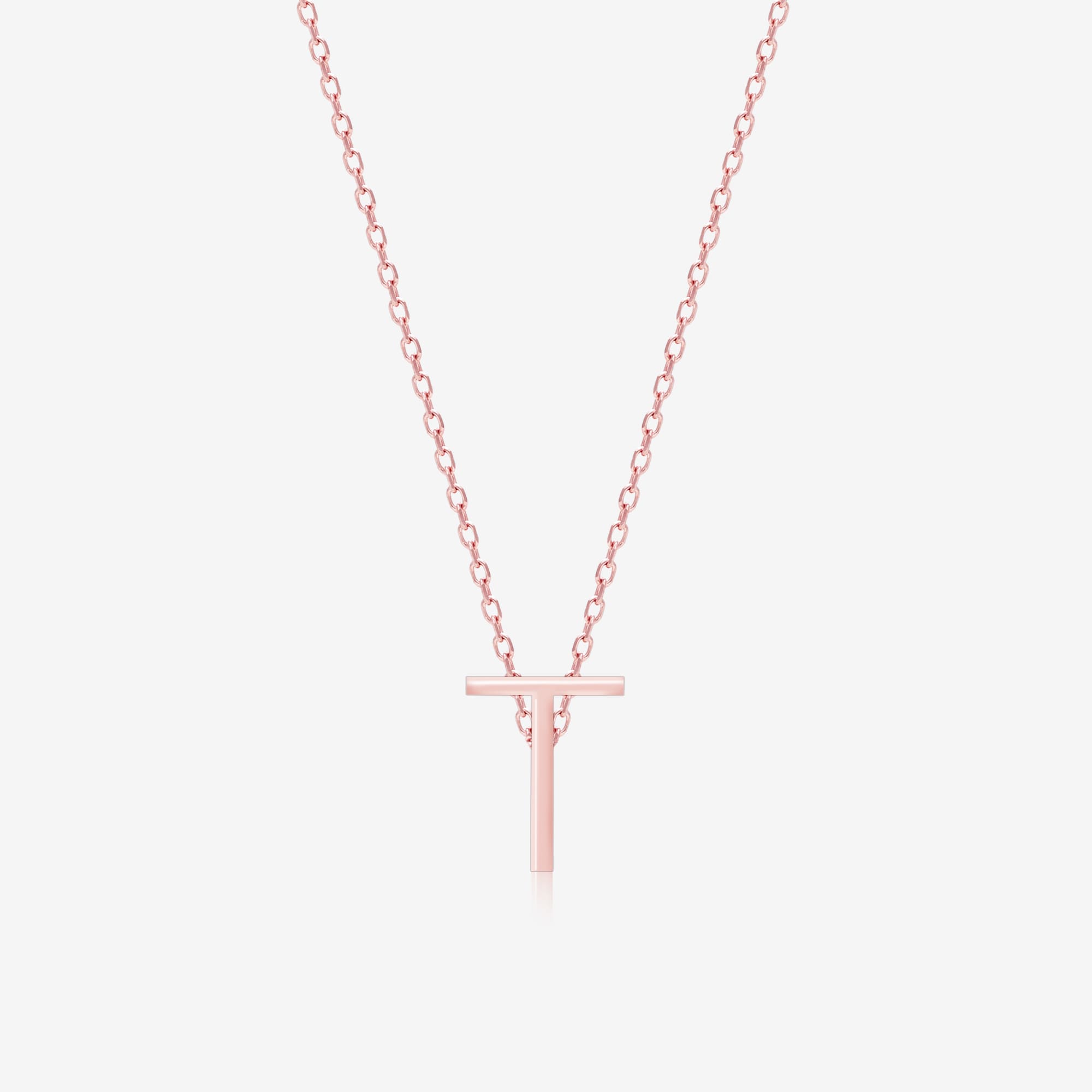 Timeless T Initial Necklace