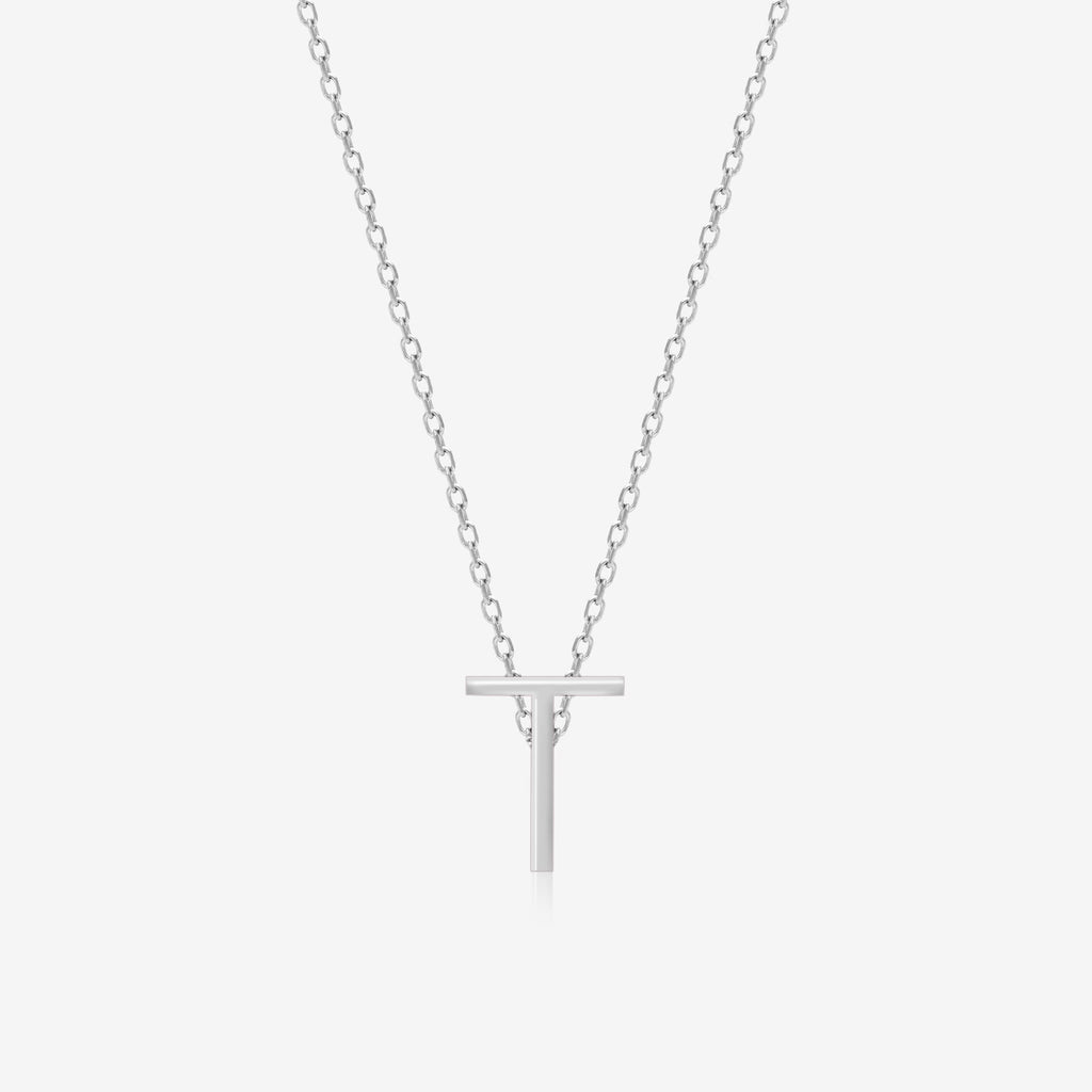 Timeless T Initial Necklace