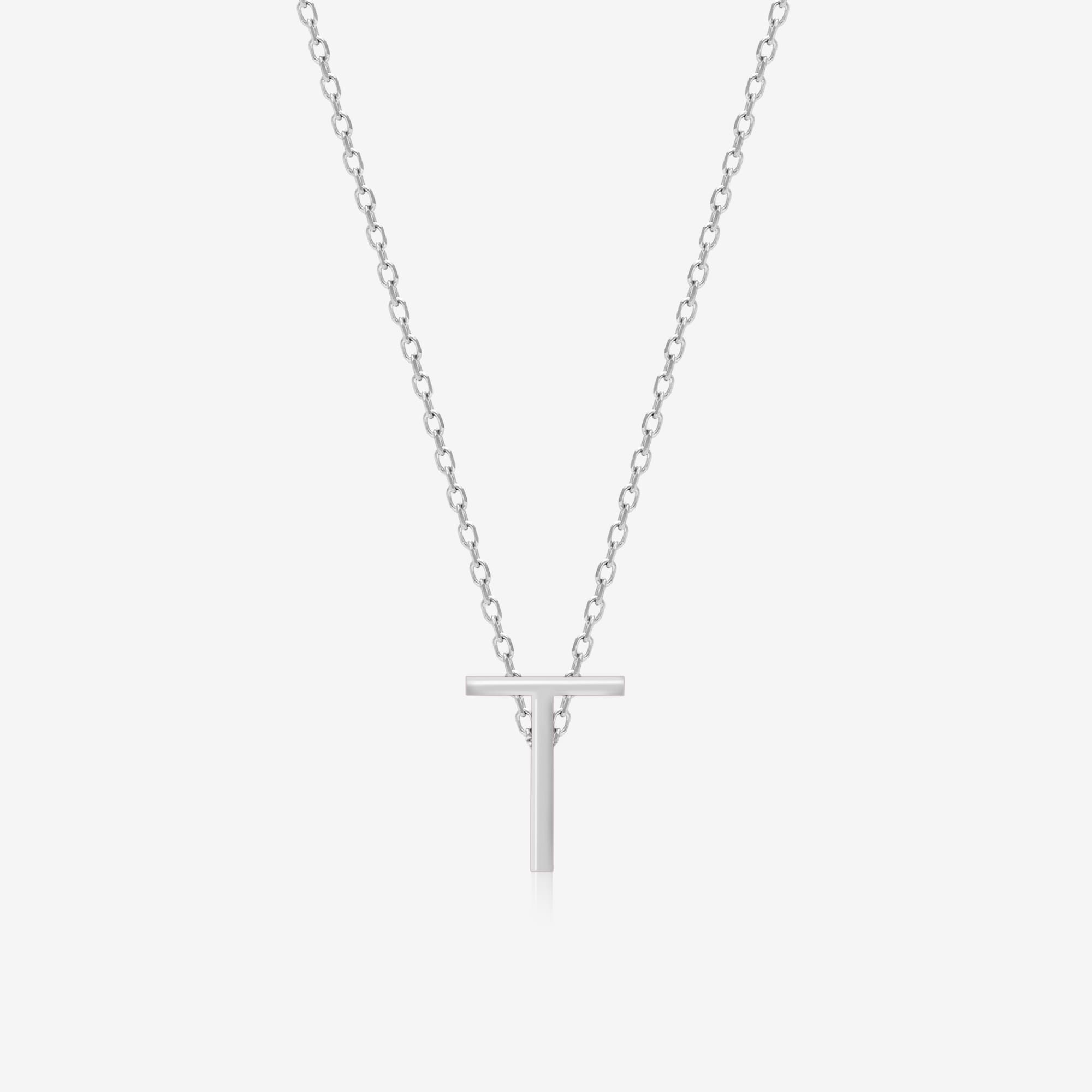 Timeless T Initial Necklace