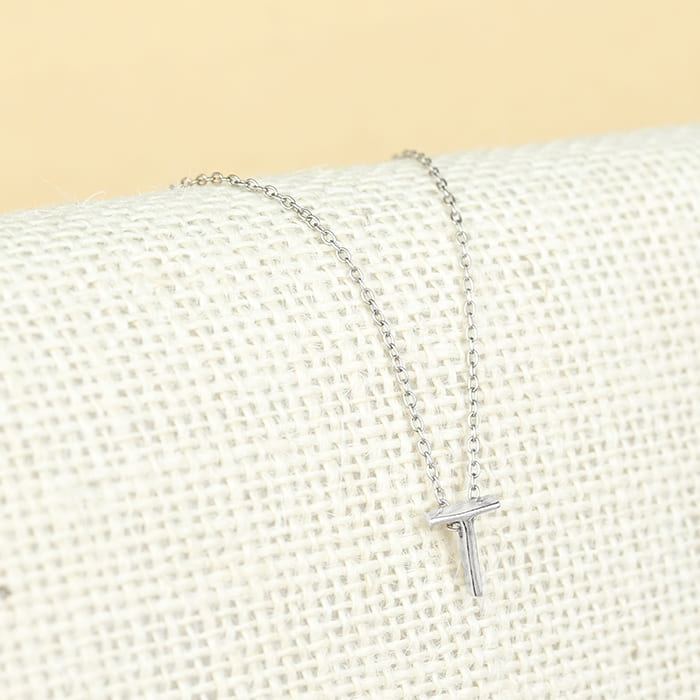 Timeless T Initial Necklace