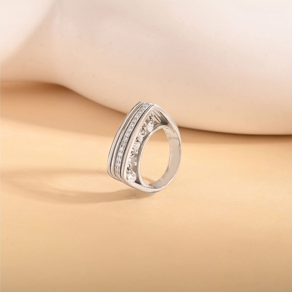 Pure Elegance Silver Ring