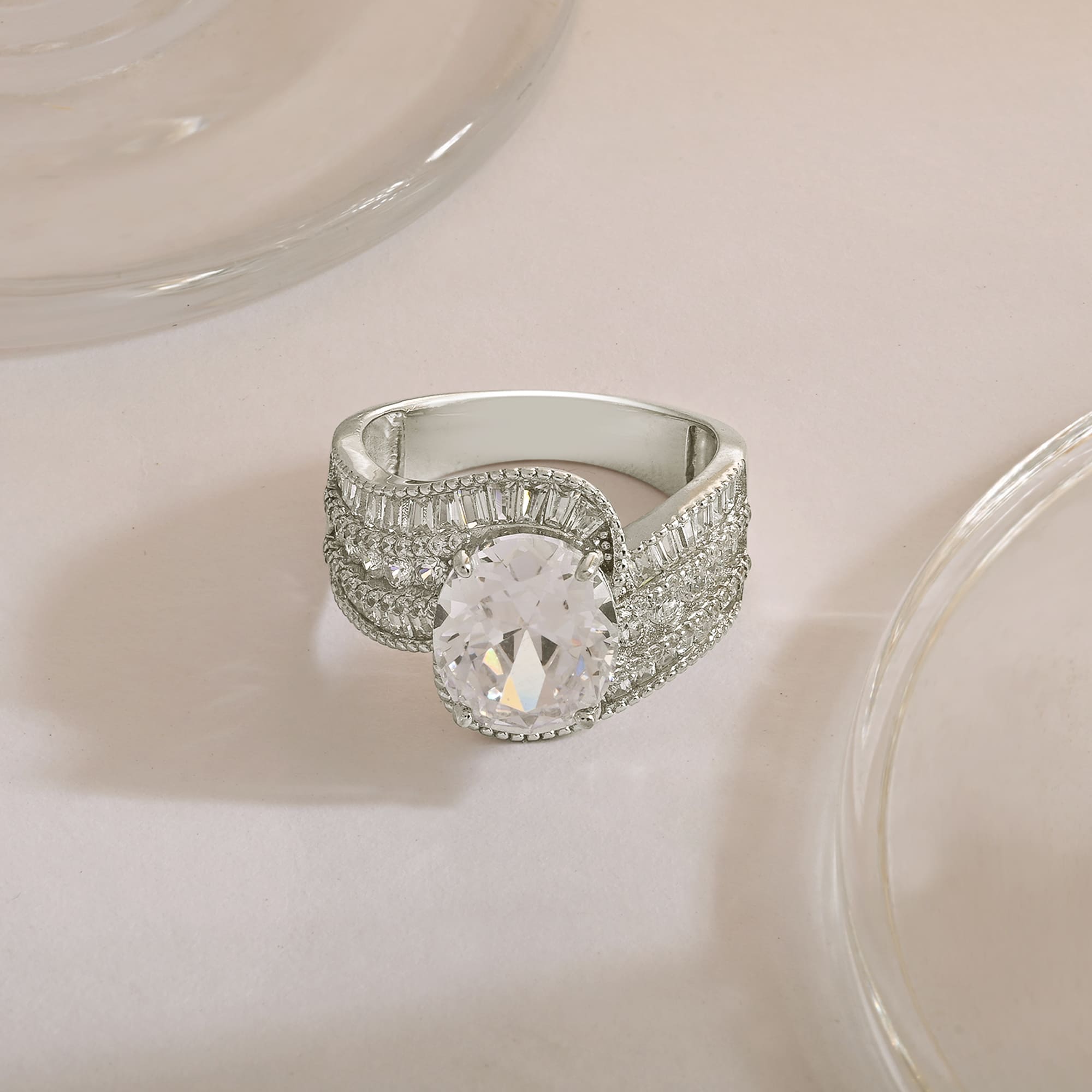 Majestic Brilliance Silver Ring