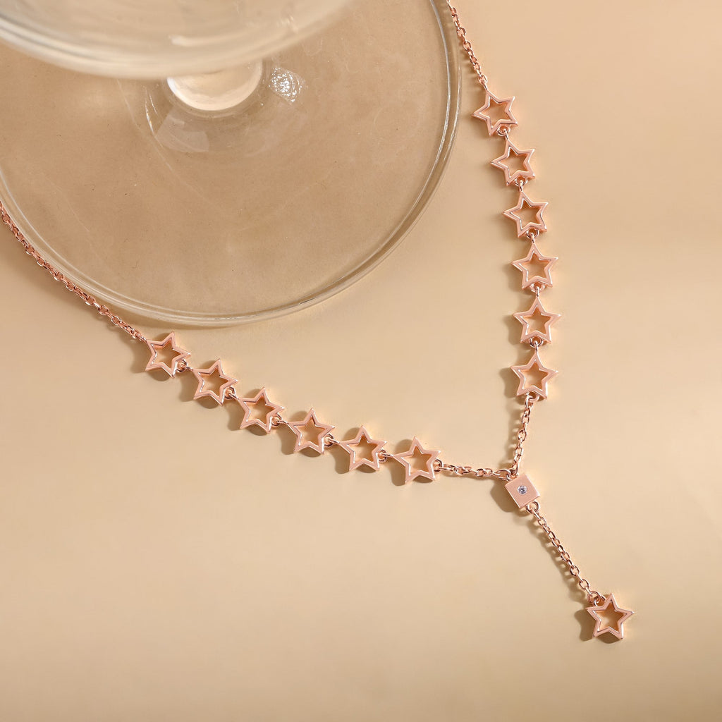 Stellar Rose Gold Necklace