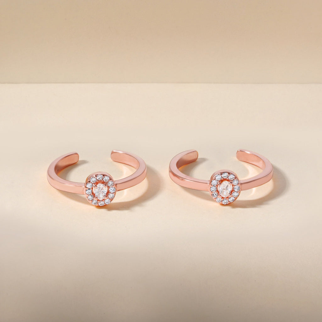 Centered Stone Toe Ring