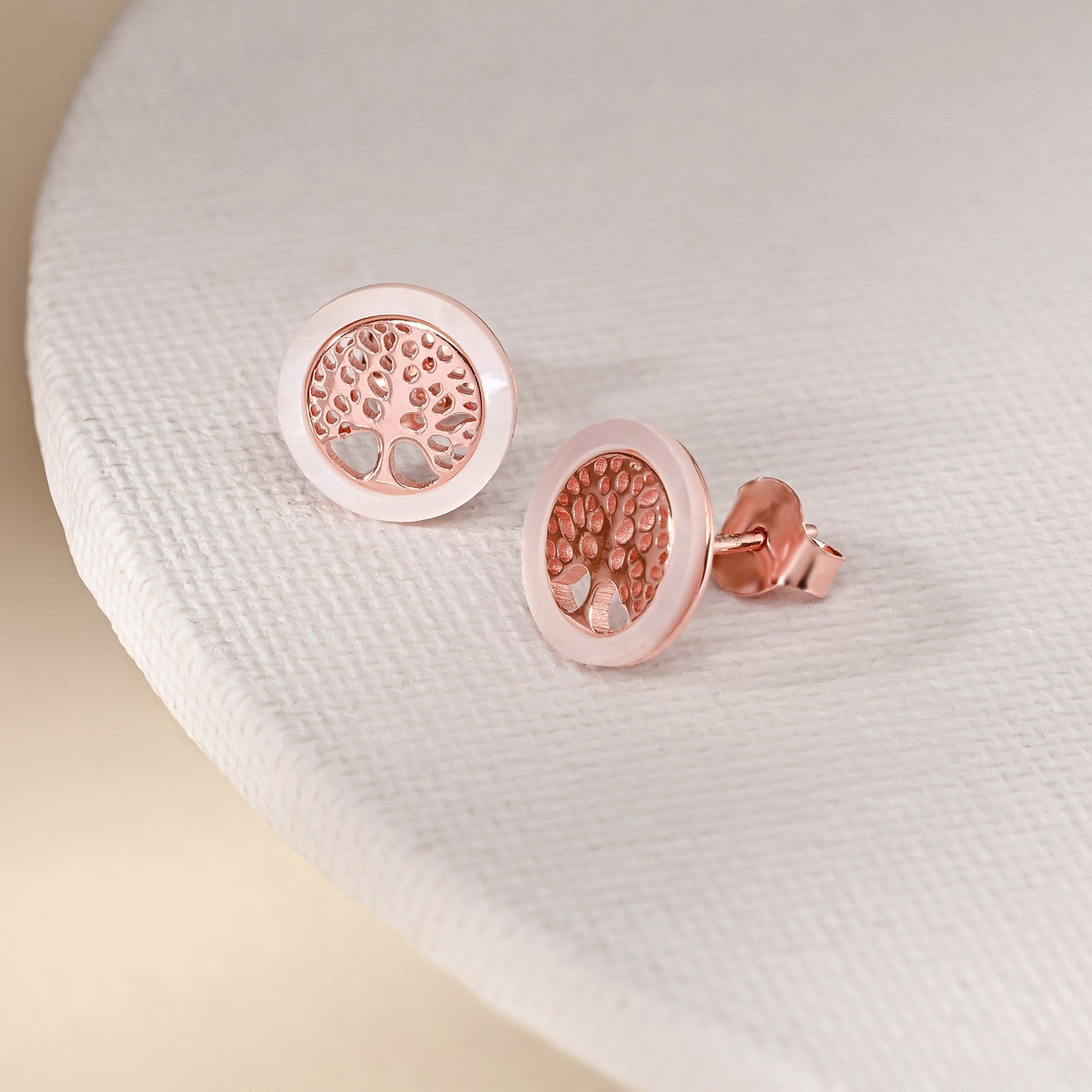 Tree of Life Silver Studs