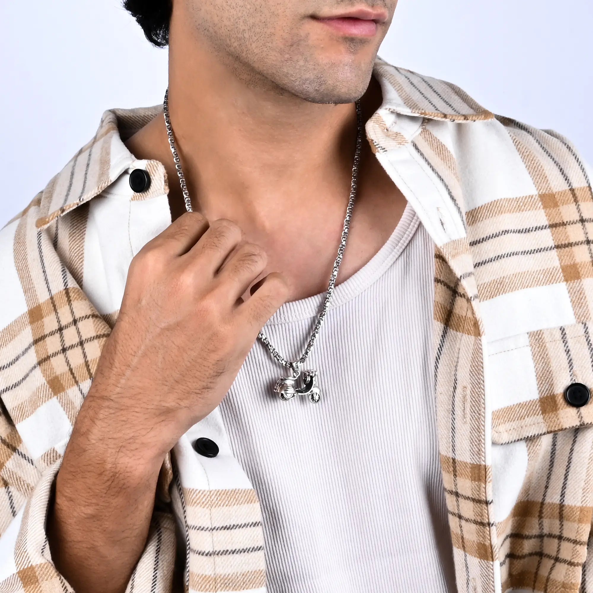 Vespa Enthusiast's Silver Keepsake Silver Locket