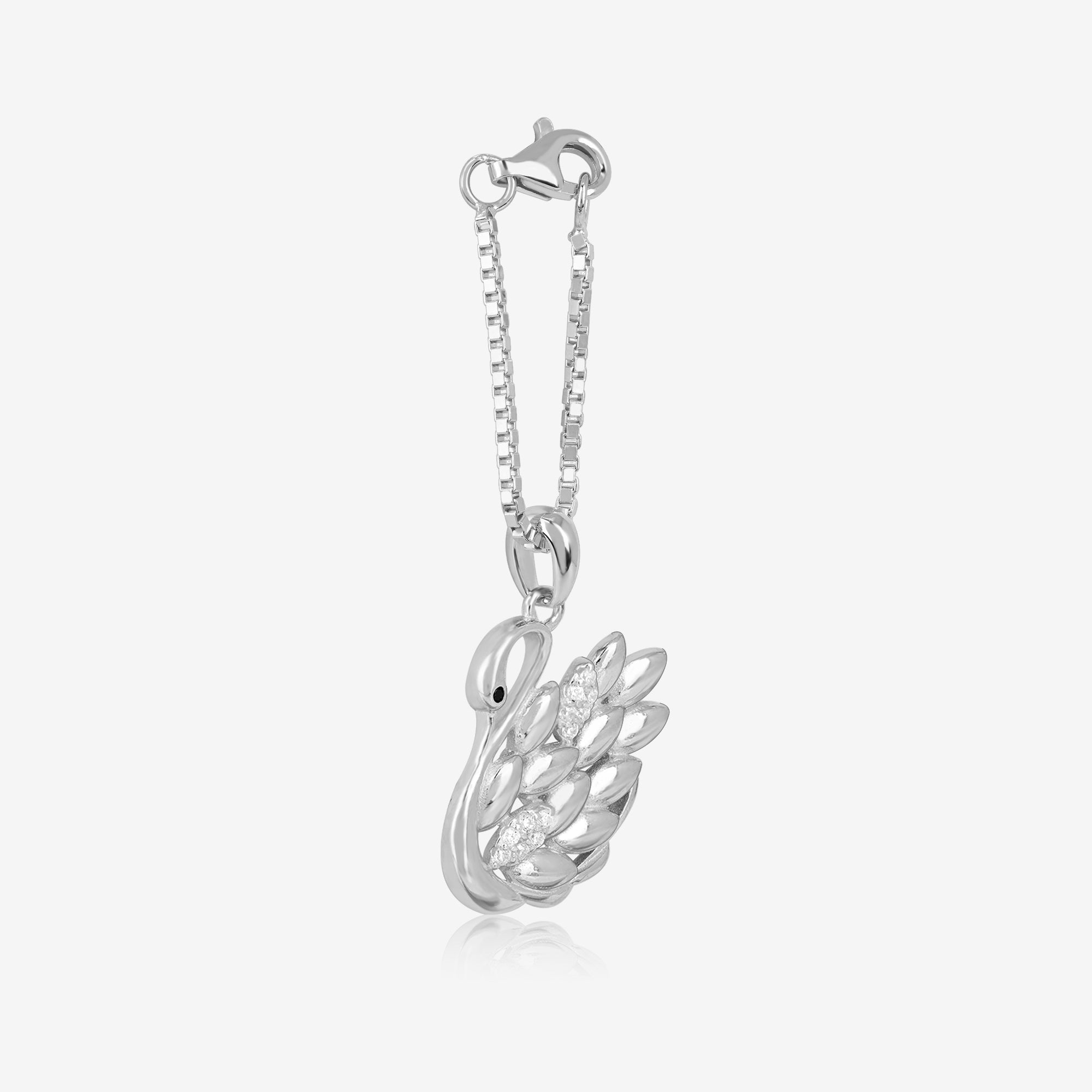 Sparkle Swan Charm