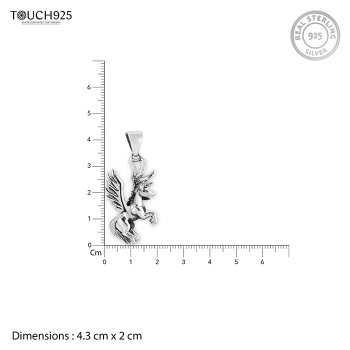 Unicorn Whimsy Silver Locket