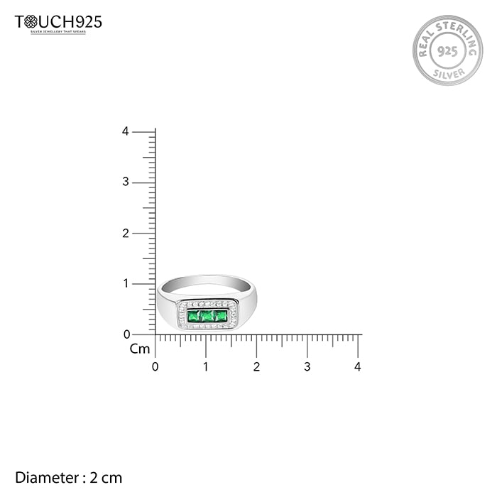 Simple CZ Stone Ring