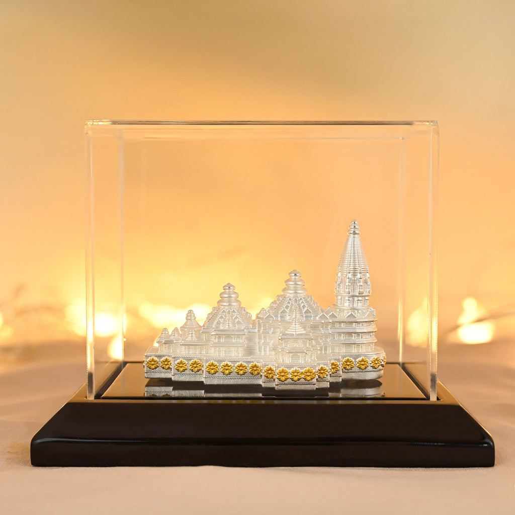 999 Silver Ram Mandir Miniature