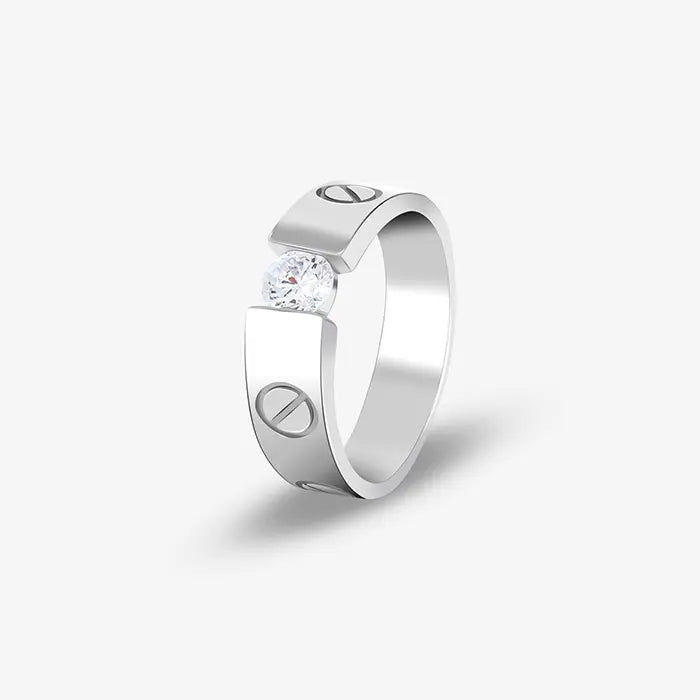 Zircon Statement Ring